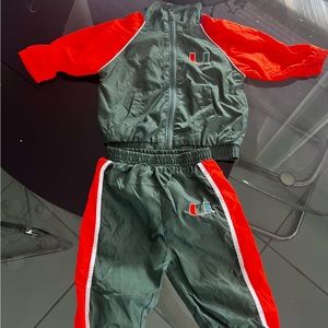 UNIV OF MIAMI | 2 piece track suit